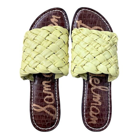 Sam Edelman Women's Yellow Woven Sandals - Picture 1 of 7